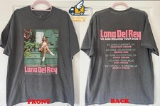 NOVO E QUENTE! Camiseta 2025 Lana Del Rey UK Tour London Show, camisa 2 lados, REIMPRESSÃO comprar usado  Enviando para Brazil