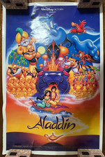 Usado, POSTER DO FILME ROLL WALT DISNEY'S ALADDIN 1992 18x27 Robin Williams comprar usado  Enviando para Brazil