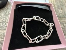 Silver link chain for sale  ALFRETON