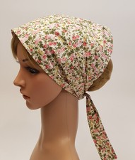 Capa de cabelo de enfermeira, lenço de cabeça larga, desgaste de cabeça de algodão, capa de cabeça feminina religiosa comprar usado  Enviando para Brazil