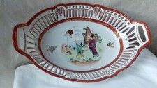 Corbeille porcelaine ajouree d'occasion  Mont-Saint-Aignan