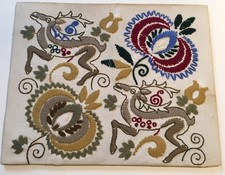 Vintage jacobean embroidery for sale  LONDON