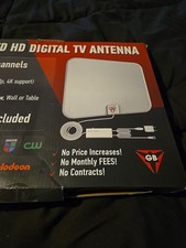 Antena de TV Digital HD Amplificada - Suporte 4K, HDTV, 1080p, 1080i, 720p, GB Fácil comprar usado  Enviando para Brazil