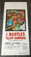 Locandina yellow submarine usato  Bari