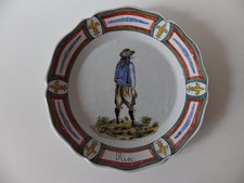 Ancienne assiette faïence d'occasion  Briec