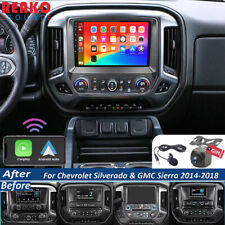 Radio estéreo para automóvil para Chevrolet Silverado y GMC Sierra 2014-2018 Android Navi GPS, usado segunda mano  Embacar hacia Argentina