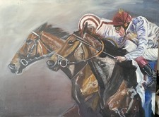 Horse racing art for sale  MANCHESTER