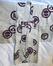 Kimono de seda infantil Samurai Mon design heráldico vintage infantil comprar usado  Enviando para Brazil