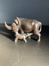 Afrikanisches echtholz stier gebraucht kaufen  Keltern