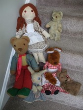 Vintage rag toys for sale  UK