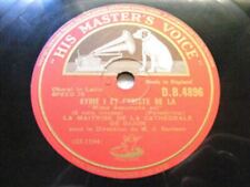 SAMSON & MAITRISE CATHEDRALE DIJON Hmv 4896 78rpm Kyrie I Et Christe De La NM segunda mano  Argentina 