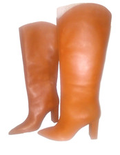 BOTAS AREZZO Scarlett High Block marrom couro genuíno feminino tamanho 8B comprar usado  Enviando para Brazil