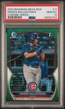 Moises Ballesteros #/99 - 2023 1ª Bowman Chrome Mega Box Green Mojo #11 PSA 10, usado comprar usado  Enviando para Brazil