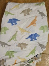 Lençol ajustado para berço Pottery Barn Kids "Dinossauros coloridos" comprar usado  Enviando para Brazil