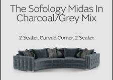 Sofology seater grey for sale  SOUTHAMPTON