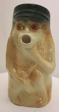 Antique staffordshire monkey for sale  COLCHESTER