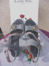 Paire escarpins gris d'occasion  Liernais