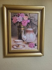 Beautiful floral oil for sale  Humble