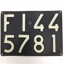 Vecchia targa auto usato  Vinci