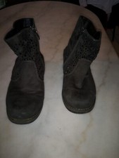 Bottines noires daim d'occasion  Labarthe-sur-Lèze