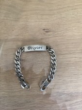 Gourmette homme argent d'occasion  La Ferté-Macé
