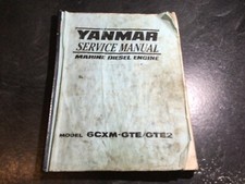 Manual de serviço de motor diesel marinho Yanmar modelo 6CXM-GTE e 6CXM-GTE2 6 cilindros comprar usado  Enviando para Brazil