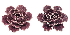 Two ceramic flowers for sale  Florence