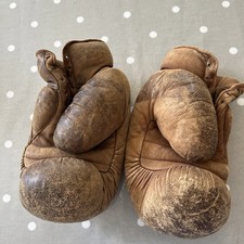 Vintage brown leather for sale  ALRESFORD