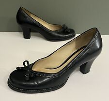 Clarks black leather for sale  Shipping to Ireland