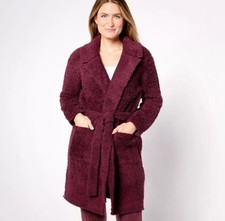 Jaqueta feminina Barefoot Dreams plus size 1X casaco de pelúcia aconchegante figura A619902 comprar usado  Enviando para Brazil