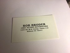 1987 rob broder d'occasion  Expédié en Belgium