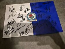 Signed 12x8 blackburn for sale  LINCOLN