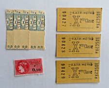 Tickets anciens bus d'occasion  Bois-Colombes
