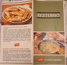 Brochure ricettario liebig usato  Roma