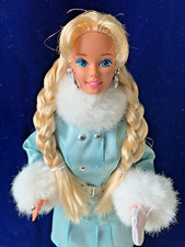 Vintage 1997 Barbie Wearing Fashion Avenue 14980 Conjunto Azul Inverno/Roupa Acabamento de Pele comprar usado  Enviando para Brazil