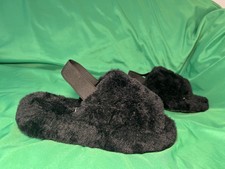 black fluffy sliders for sale black fluffy sliders for sale  DUNFERMLINE