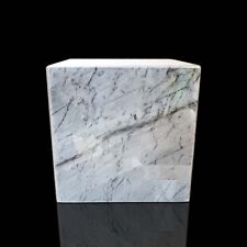 Sculpture Centre de Table Cube en Marbre Blanc Marble Cube Scultpture10x10cm comprar usado  Enviando para Brazil