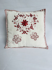 Vintage red embroidered for sale  LONDON