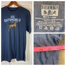 Camiseta Bells Oatsmobile Pale Ale cerveja bar pub Michigan cervejaria artesanato comprar usado  Enviando para Brazil
