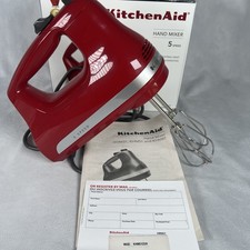 KitchenAid 9 velocidades batedeira manual Empire Red ~ Testado funcionando caixa original e manual comprar usado  Enviando para Brazil
