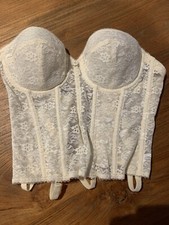 Ivory lace corset for sale  NORTHAMPTON