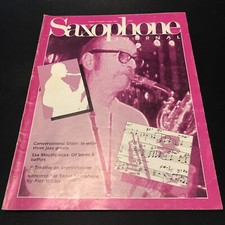 Saxophone journal back for sale  Bakersfield