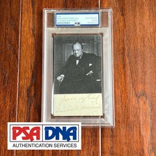 Winston churchill psa for sale  Wayne