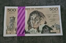 Lot billets 500 d'occasion  Erstein
