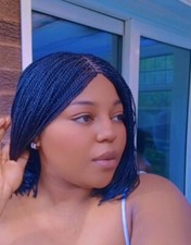 Short bob braided for sale  LONDON