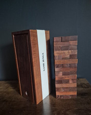 JENGA Drewniana gra Poss. Harvey Makin w drewnianym pudełku 21cm x 8cm Made in India na sprzedaż  Wysyłka do Poland