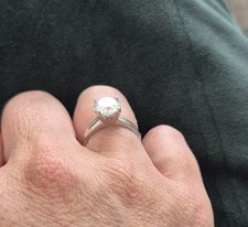 Dimonique solitaire ring for sale  HOCKLEY