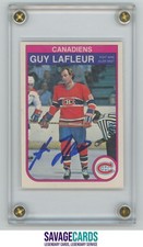 1982-83 O-Pee-Chee ''Assinado pessoalmente'' com certificado de autenticidade Guy Lafleur #186 Montreal comprar usado  Enviando para Brazil