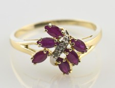 Rubin diamant ring gebraucht kaufen  Mülheim an der Ruhr