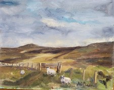Vintage landscape painting for sale  DERBY